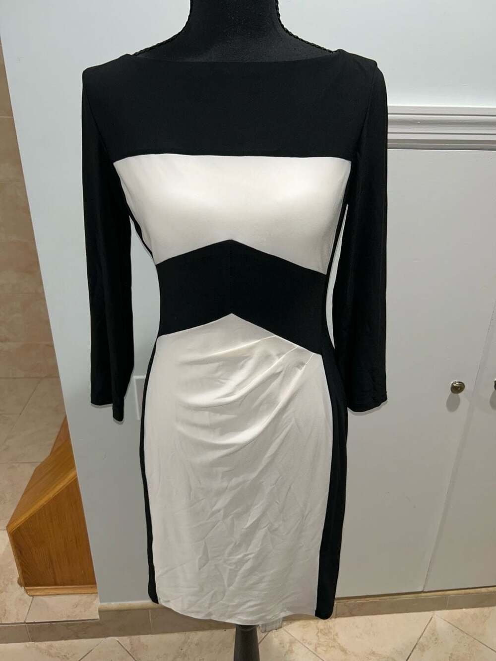 Lauren Ralph Lauren Black And White Dress